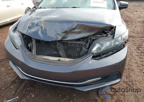 2015 Honda Civic Lx из США, поврежденный, VIN 19XFB2F5XFE056384